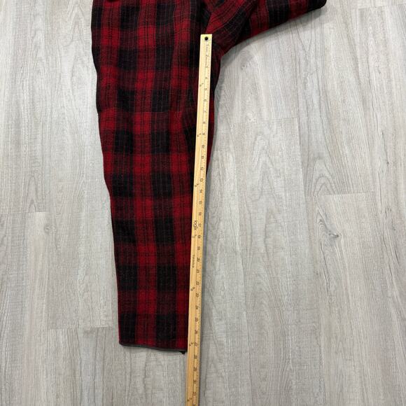 Vintage Mackinaw Emergency Garment Coat & Pants Set Red 1940s Wool Hunting Coat - Picture 15 of 16